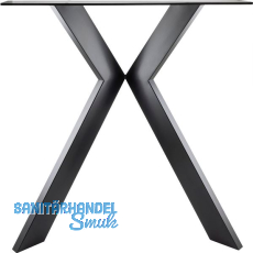 SIMAUSROM Tischkufe Xenja Stahl schwarz matt SIMAUSROM Tischkufe Xenja Stahl schwarz matt