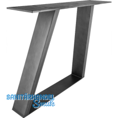 SIMAUSROM Tischkufe Trapez Schwarzstahl schutzlackiert SIMAUSROM Tischkufe Trapez Schwarzstahl schutzlackiert