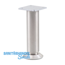 Dekorfu� Fu� � 30 mm, L�nge 100 mm, +10mm, Fu�teller, Aluminium geb�rstet