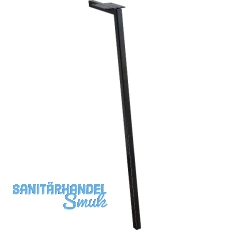 M�belfu� Square 20 x 20 x 710 mm, Stahl schwarz matt