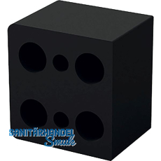 DISTACUBE� Distanzklotz 25 mm, Aluminium Carbonschwarz