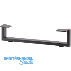 SIMAUSROM M�belkufe Regular 400 x 100 mm Stahl schwarz pulverbeschichtet