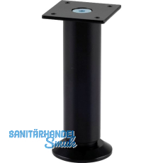 Dekorfu� Fu� � 30 mm, L�nge 120 mm, +10mm, Fu�teller, Aluminium schwarz matt