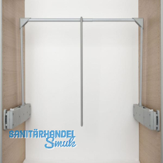 SERVETTO Kleiderlift Super 800 - 1100mm Kunststoff/Stahl grau