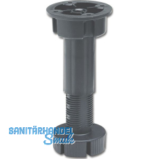 Abst�tzfu� f�r Mittelsteg, H verstellbar 150-200, Kunststoff schwarz