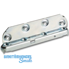 Verbindungsbeschlag mit 3 Haken, Einbauh�he 130, Stahl verzinkt