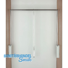 SERVETTO Kleiderlift 3T 750 - 1100 mm Kunststoff/Stahl weiß/verchromt SERVETTO Kleiderlift 3T 750 - 1100 mm Kunststoff/Stahl weiß/verchromt