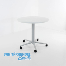 S�ulentischgestell 5-Stern 690 - 1130 mm silber