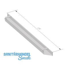 Kabelkanal V60 1800 mm Stahl grau matt