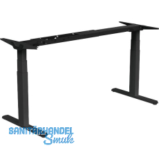 Tischgestell Amica, elektrisch verstellbar, Breite 1200 - 1800 mm, schwarz Tischgestell Amica, elektrisch verstellbar, Breite 1200 - 1800 mm, schwarz