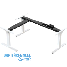 Tischgestell EVO Memory, 90� Winkelanwendung, elektrisch verstellbar, wei�