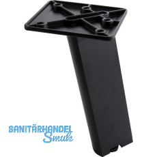 ALUMIS Dekorfuß Stair 250 x 32 mm, Länge 250 mm, Aluminium, schwarz eloxiert ALUMIS Dekorfuß Stair 250 x 32 mm, Länge 250 mm, Aluminium, schwarz eloxiert