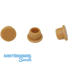 LAMELLO Clamex Abdeckkappen, Kunststoff RAL 1011 braunbeige, Buche, VPE 100