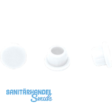 LAMELLO Clamex Abdeckkappen, Kunststoff RAL 9010 reinweiss, VPE 500