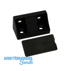 Schrankverbinder Universal, 21 x 21 x 44 mm, Kunststoff schwarz