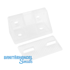 Schrankverbinder Universal, 21 x 21 x 44 mm, Kunststoff transparent