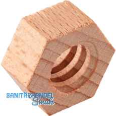 JOWE 6-Kant Mutter 24x12mm, Gewinde 15mm JOWE 6-Kant Mutter 24x12mm, Gewinde 15mm