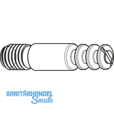 Einfachbolzen, M8x11, L�nge 39 mm, Zamak vernickelt