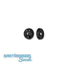 Einh�ngeverbinder KORFU fix, Kunststoff schwarz