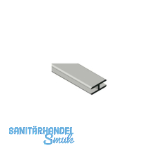 R�ckwandschiene, L�nge 2000 mm, Holzst�rke 4 mm, Kunststoff braun