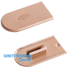 LAMELLO Cabineo Abdeckkappe, Kunststoff RAL 1011 braunbeige, VPE 100