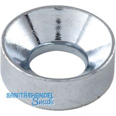 Kopf-Einlassrosette, ø 13 mm, Stahl verzinkt Kopf-Einlassrosette, ø 13 mm, Stahl verzinkt