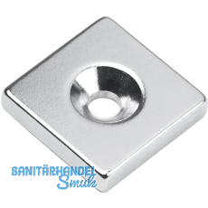 Quadermagnet 20x20x4mm, Haftkraft 7,5 kg Quadermagnet 20x20x4mm, Haftkraft 7,5 kg