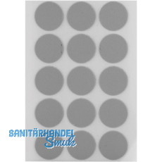 Abdeckkappe selbstklebend, ø20mm, 15 Stück, Kunststoff grau Abdeckkappe selbstklebend, ø20mm, 15 Stück, Kunststoff grau