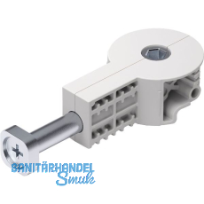 Arbeitsplattenverbinder Quick Tech 64 mm, Stahl/Kunststoff weißgrau Arbeitsplattenverbinder Quick Tech 64 mm, Stahl/Kunststoff weißgrau