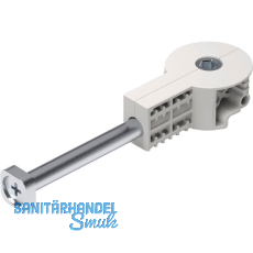 Arbeitsplattenverbinder Quick Tech 100 mm, Stahl/Kunststoff wei�grau