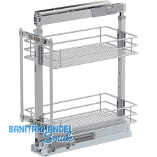 VS TAL Larder 1 Hochschrankauszug Set Saphir KB 300 mm Silber VS TAL Larder 1 Hochschrankauszug Set Saphir KB 300 mm Silber