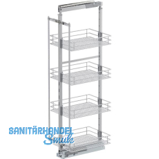 VS TAL Larder 4 Hochschrankauszug Set Saphir KB 400 mm Silber VS TAL Larder 4 Hochschrankauszug Set Saphir KB 400 mm Silber