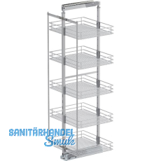 VS TAL Larder 5 Hochschrankauszug Set Saphir KB 600 mm Silber