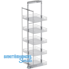 VS TAL Larder 6 Hochschrankauszug Set Saphir KB 600 mm Silber