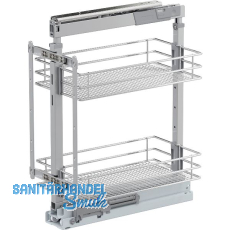 VS TAL Larder 1 Hochschrankauszug Set Saphir KB 300 mm Silber/Chrom VS TAL Larder 1 Hochschrankauszug Set Saphir KB 300 mm Silber/Chrom