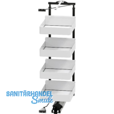 VS TAL Gate Hochschrankauszug Set Planero 1200 - 1450 mm KB 450 mm Wei�/Lava