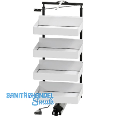 VS TAL Gate Hochschrankauszug Set Planero 1200 - 1450 mm KB 600 mm Weiß/Lava VS TAL Gate Hochschrankauszug Set Planero 1200 - 1450 mm KB 600 mm Weiß/Lava