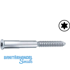 DUSAFIX Verbindungsschraube TX20, 5.5 x 52 mm, Stahl verzinkt