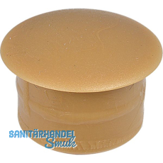 Abdeckkappe f�r Blindl�cher, Au�en-� 15, Schaft-� 12, Kunststoff Buche natur