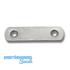 Verbindungsplatte, L 50, B 13, Materialstärke 2, Stahl verzinkt Verbindungsplatte, L 50, B 13, Materialstärke 2, Stahl verzinkt