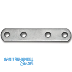 Verbindungsplatte, L 80, B 14, Materialstärke 2, Stahl verzinkt Verbindungsplatte, L 80, B 14, Materialstärke 2, Stahl verzinkt