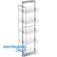 VS TAL Larder 5 Hochschrankauszug Set Classic KB 400 mm 5 Ablagen Silber VS TAL Larder 5 Hochschrankauszug Set Classic KB 400 mm 5 Ablagen Silber