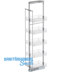 VS TAL Larder 6 Hochschrankauszug Set Classic KB 400 mm Silber