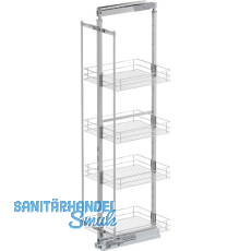 VS TAL Larder 5 Hochschrankauszug Set Classic KB 400 mm 4 Ablagen Silber VS TAL Larder 5 Hochschrankauszug Set Classic KB 400 mm 4 Ablagen Silber
