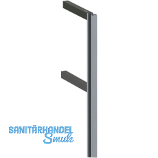 VOLPATO Stili Wandanbindung mitte 170 mm, Aluminium schwarz eloxiert VOLPATO Stili Wandanbindung mitte 170 mm, Aluminium schwarz eloxiert