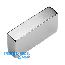 Quadermagnet 40x20x10mm, Haftkraft 25 kg