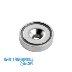 Topfmagnet mit Bohrung Ø 20 mm Topfmagnet mit Bohrung Ø 20 mm
