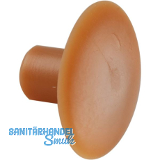 Verbindungsschraube-Abdeckkappe, 12 mm hellbraun