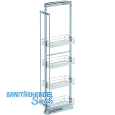 VS TAL Larder 5 Hochschrankauszug Set Saphir KB 300 mm Silber/Chrom