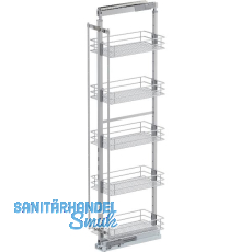 VS TAL Larder 5 Hochschrankauszug Set Saphir KB 300 mm Silber VS TAL Larder 5 Hochschrankauszug Set Saphir KB 300 mm Silber